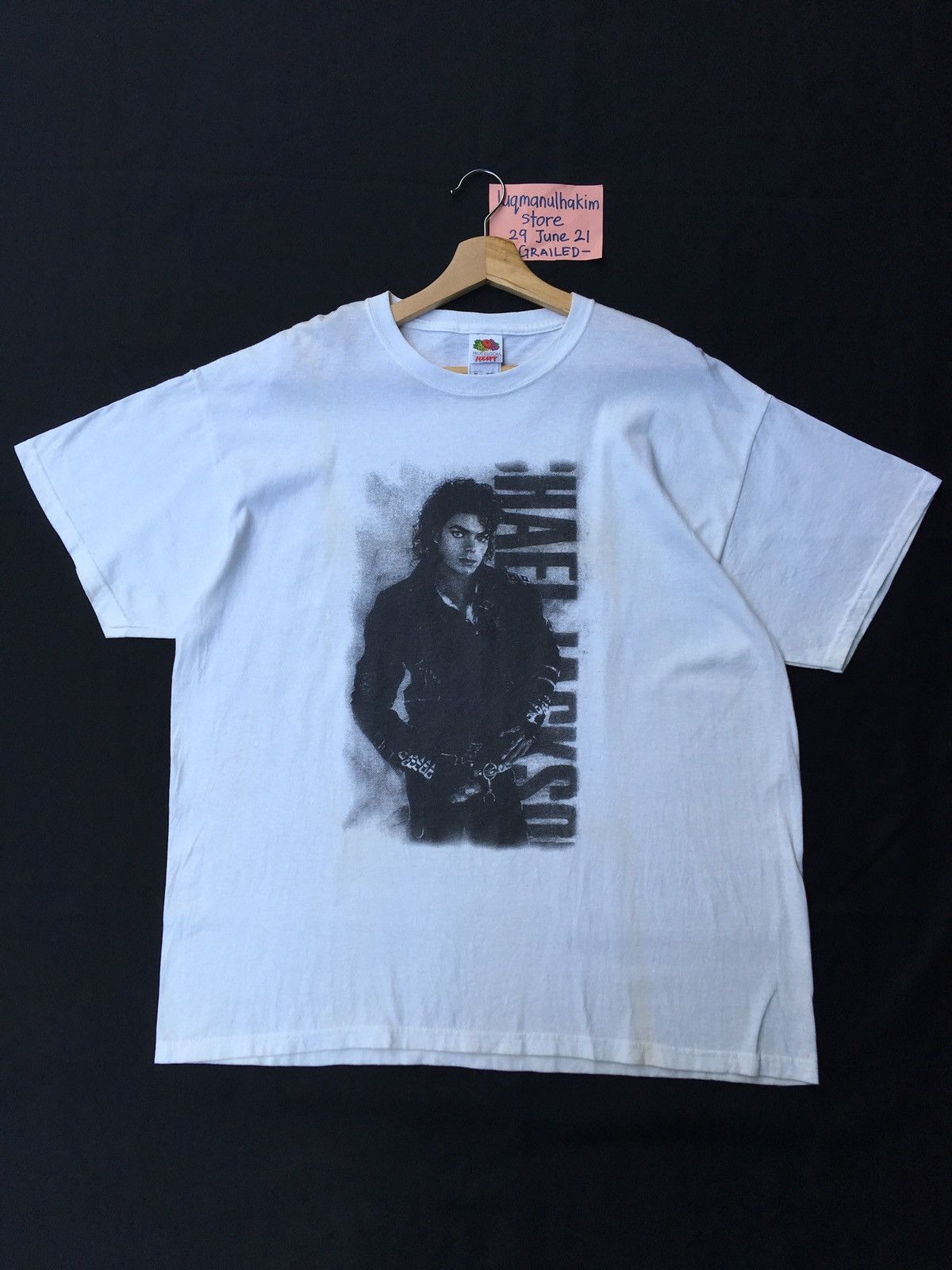Rap Tees Rare Vintage Michael Jackson Printed Tshirt Size US XL / EU 56 / 4 - 2 Thumbnail
