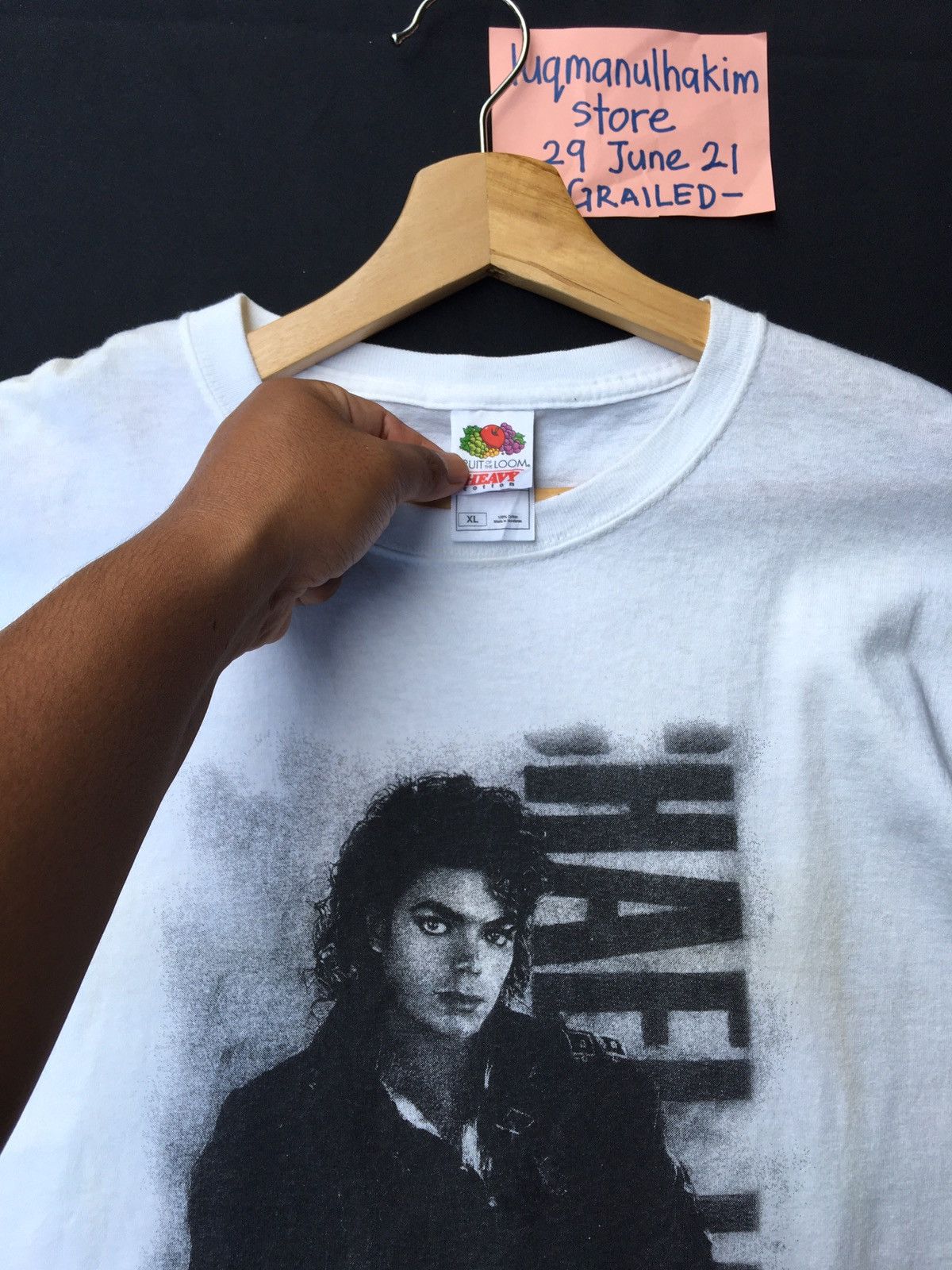 Rap Tees Rare Vintage Michael Jackson Printed Tshirt Size US XL / EU 56 / 4 - 7 Thumbnail