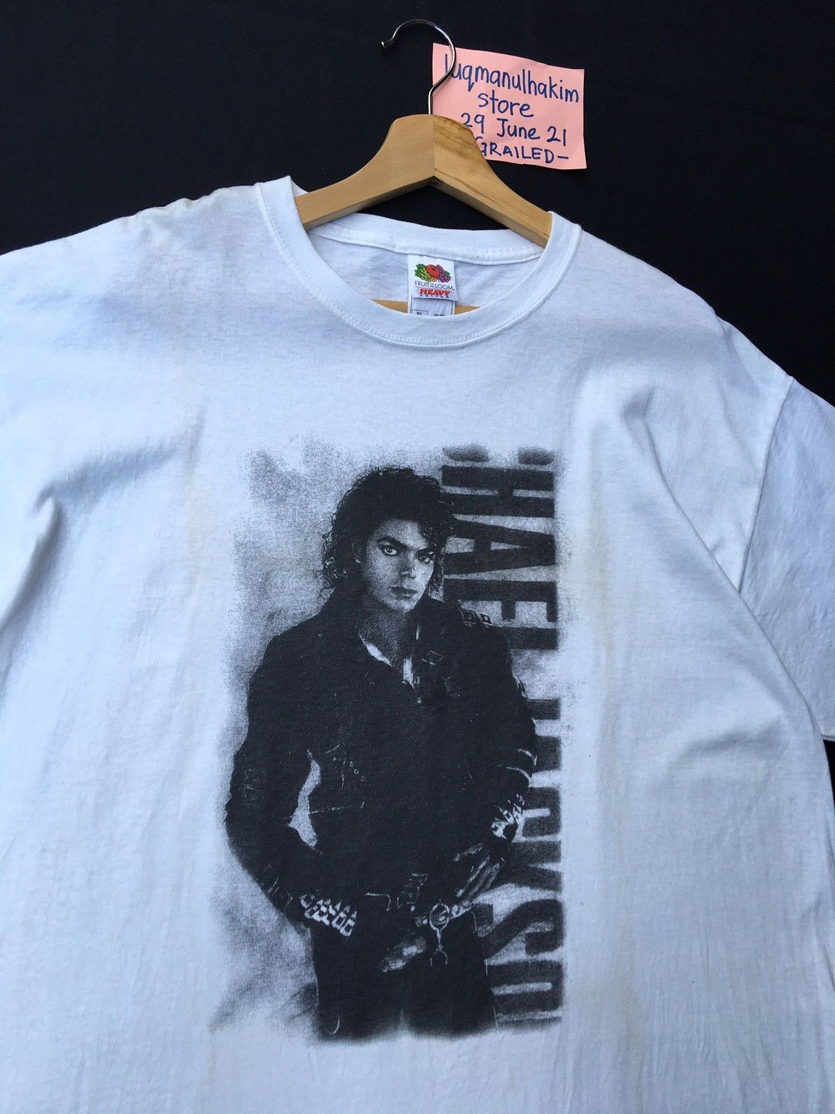 Rap Tees Rare Vintage Michael Jackson Printed Tshirt Size US XL / EU 56 / 4 - 5 Thumbnail