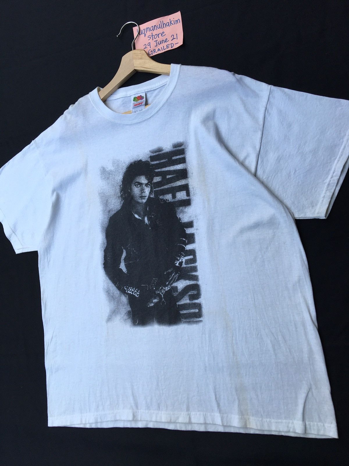 Rap Tees Rare Vintage Michael Jackson Printed Tshirt Size US XL / EU 56 / 4 - 4 Thumbnail