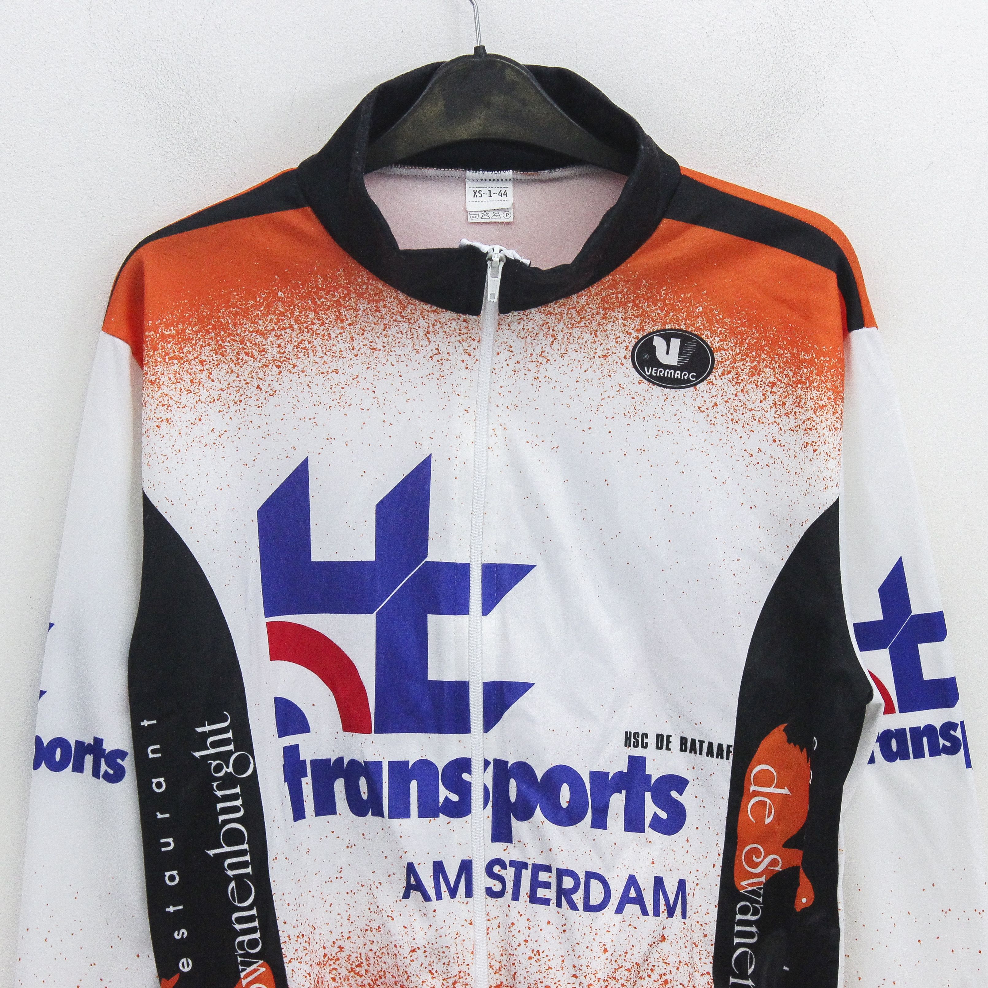 Vintage Vermarc Men XS Jersey Shirt Biking Long Sleeved Racing Zip Size US XS / EU 42 / 0 - 2 Thumbnail