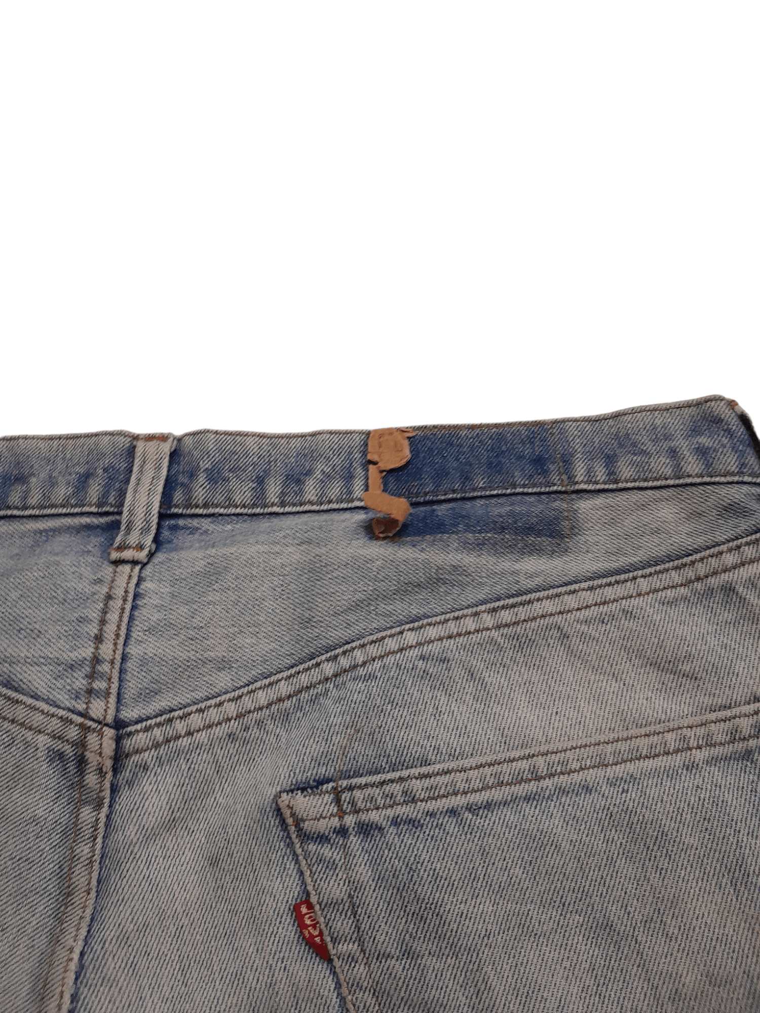 Levi's × Vintage 80s Levis 505 Stamped 650 USA Talon 42 Denim (E548) Size US 37 - 9 Thumbnail