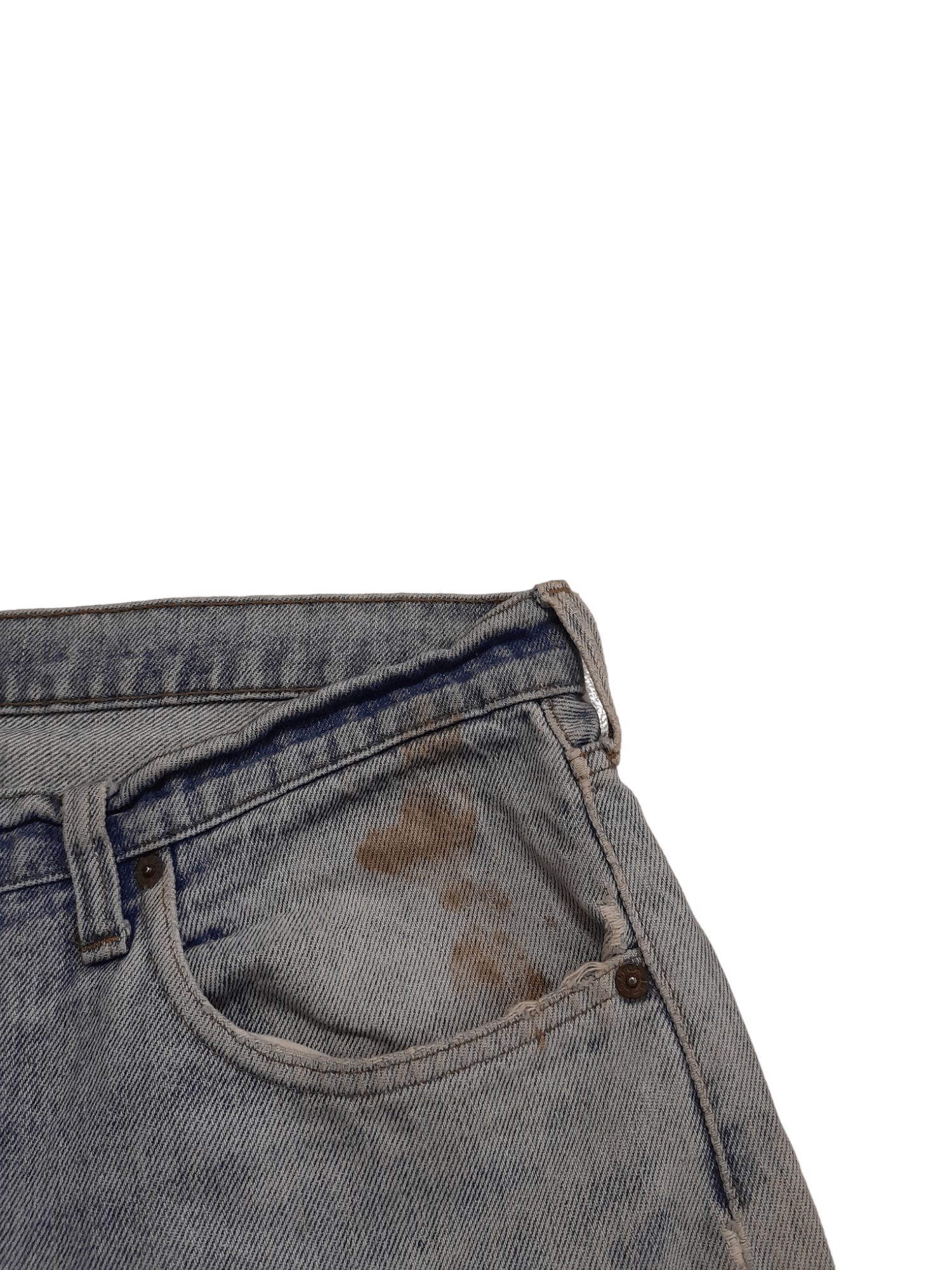 Levi's × Vintage 80s Levis 505 Stamped 650 USA Talon 42 Denim (E548) Size US 37 - 3 Thumbnail