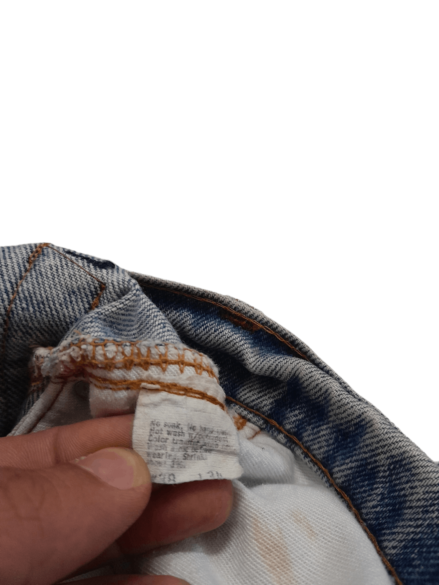 Levi's × Vintage 80s Levis 505 Stamped 650 USA Talon 42 Denim (E548) Size US 37 - 11 Thumbnail