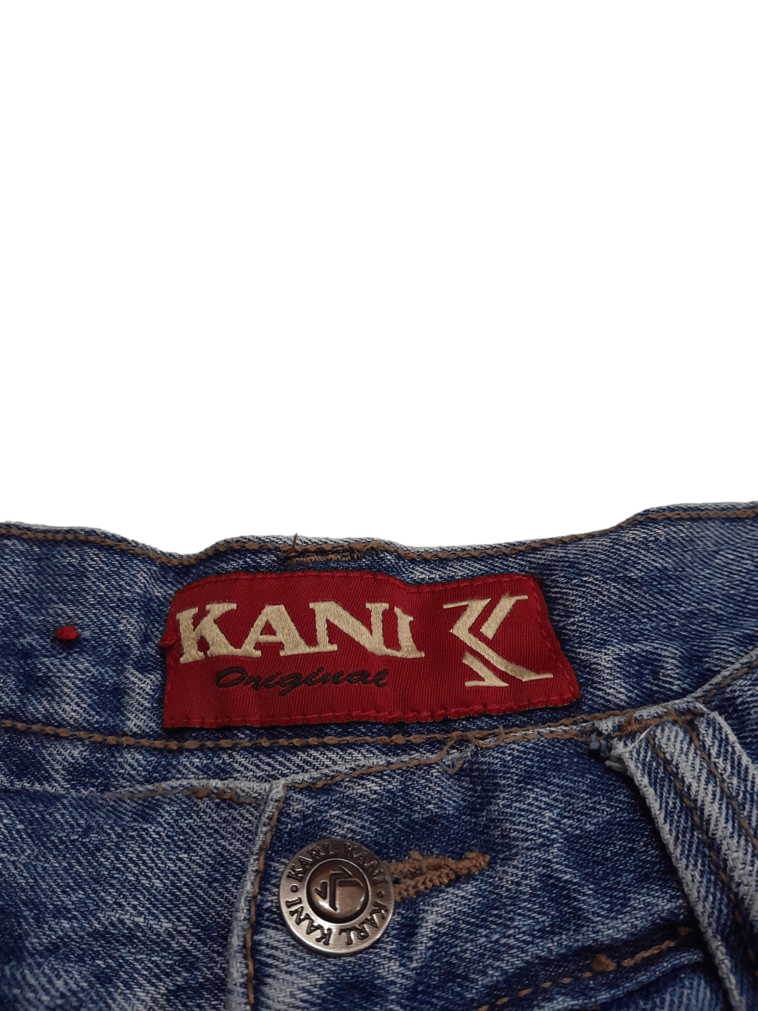 Karl Kani × Vintage 90s Karl Kani Denim (E546) Size US 35 - 4 Thumbnail