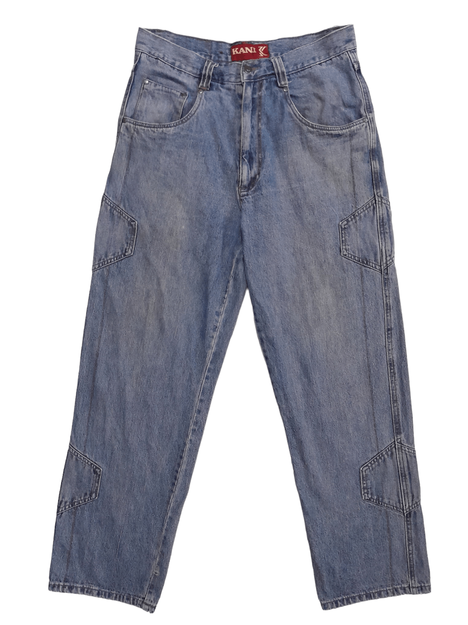 Karl Kani × Vintage 90s Karl Kani Denim (E546) Size US 35 - 1 Thumbnail
