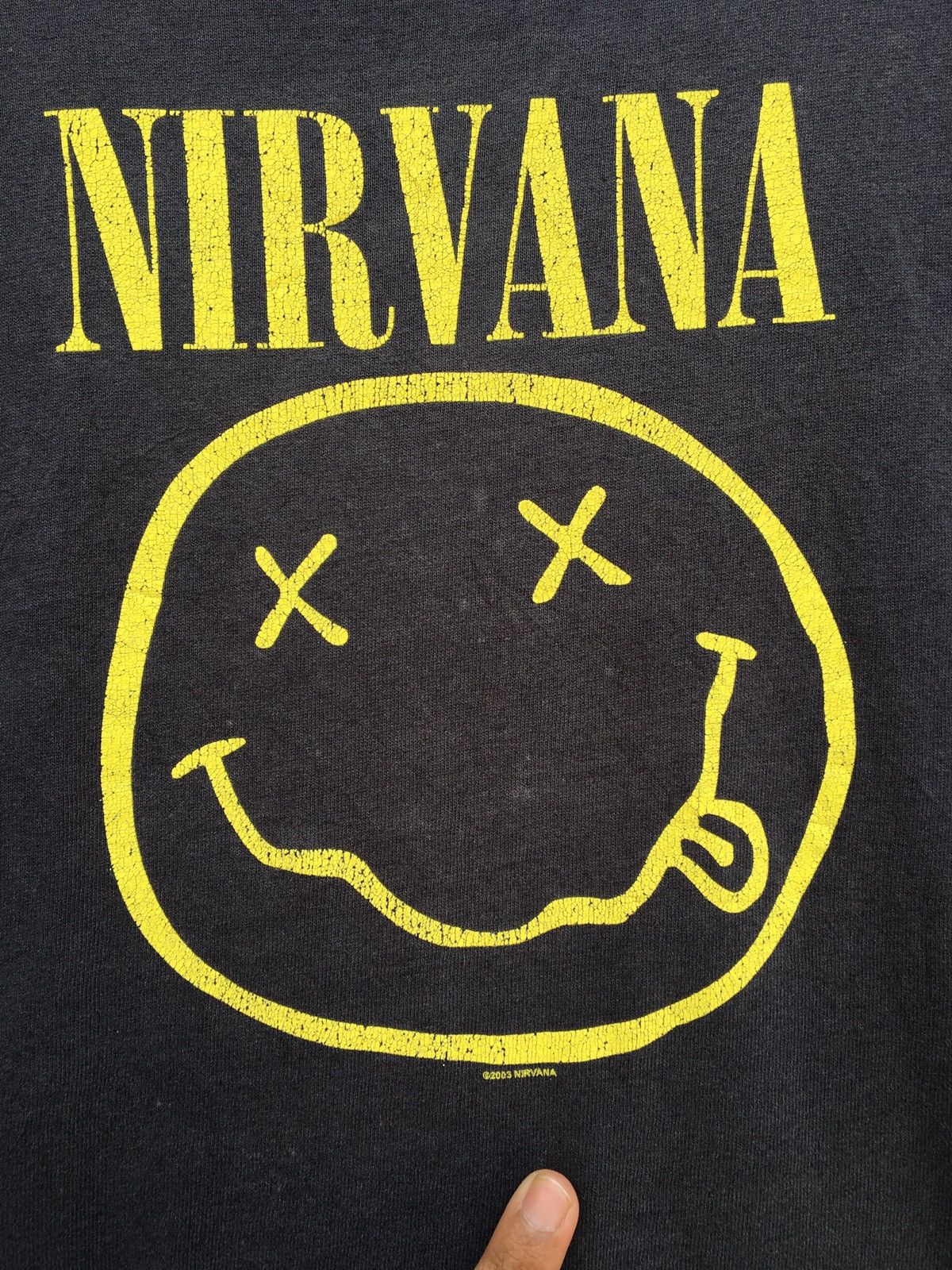 Band Tees Vintage Nirvana Kurt Cobain 2003 Anvil Tag Size US M / EU 48-50 / 2 - 12 Thumbnail
