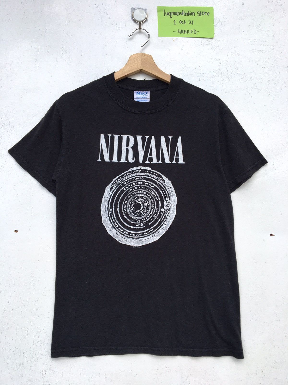 Nirvana Rare Vintage 2003 Nirvana Vestibule Logo Tshirt Size US M / EU 48-50 / 2 - 2 Thumbnail