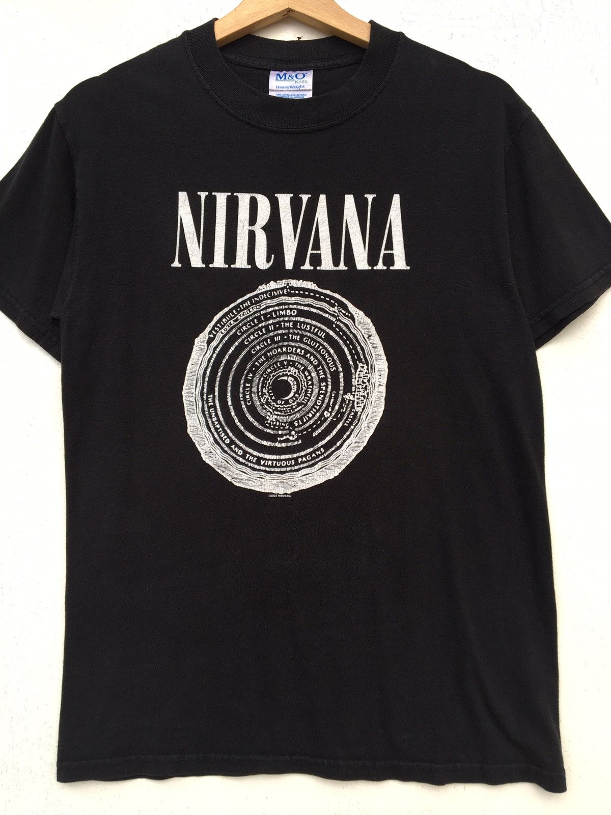 Nirvana Rare Vintage 2003 Nirvana Vestibule Logo Tshirt Size US M / EU 48-50 / 2 - 5 Thumbnail