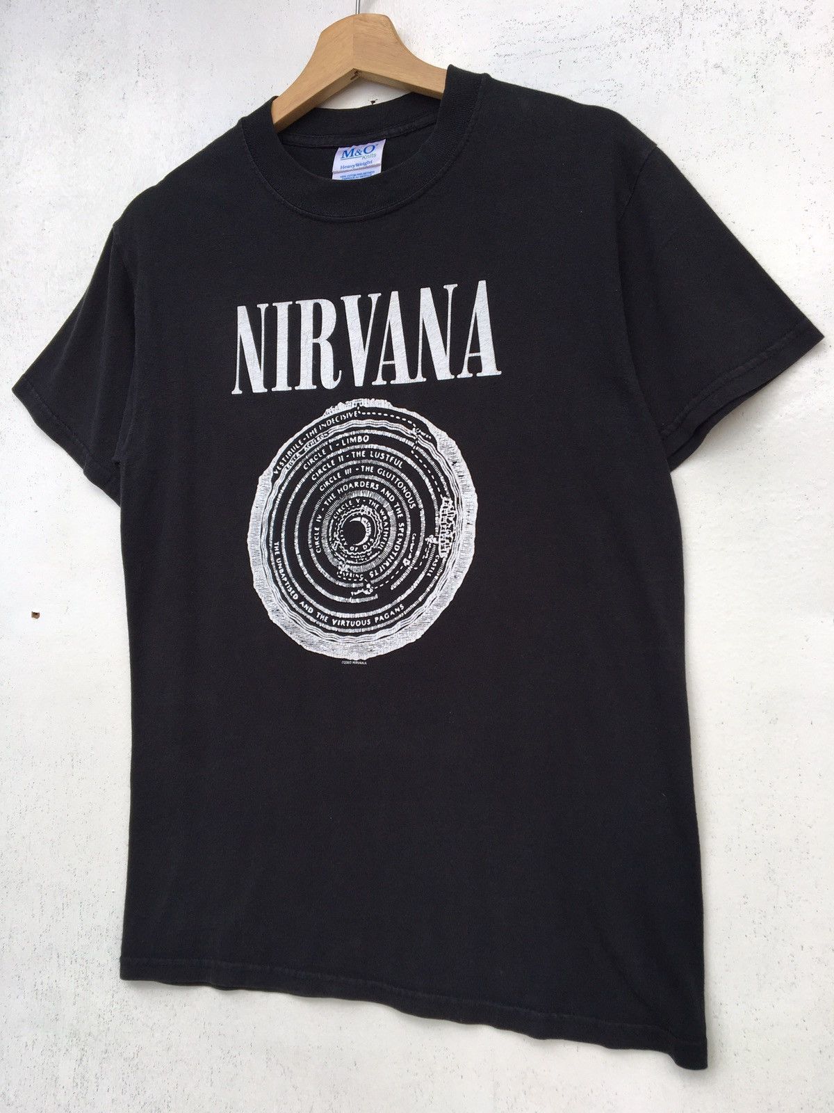 Nirvana Rare Vintage 2003 Nirvana Vestibule Logo Tshirt Size US M / EU 48-50 / 2 - 4 Thumbnail