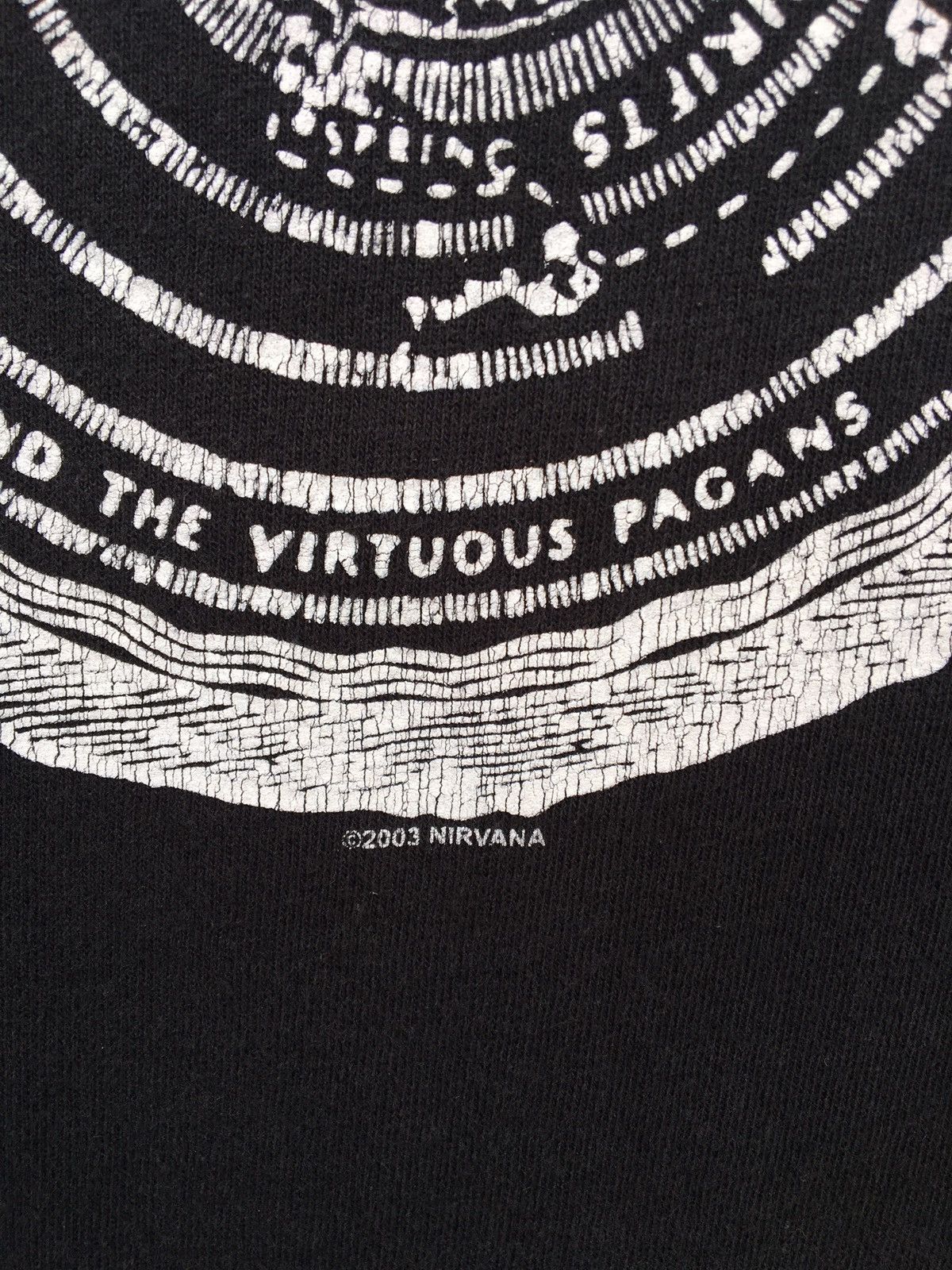 Nirvana Rare Vintage 2003 Nirvana Vestibule Logo Tshirt Size US M / EU 48-50 / 2 - 11 Thumbnail