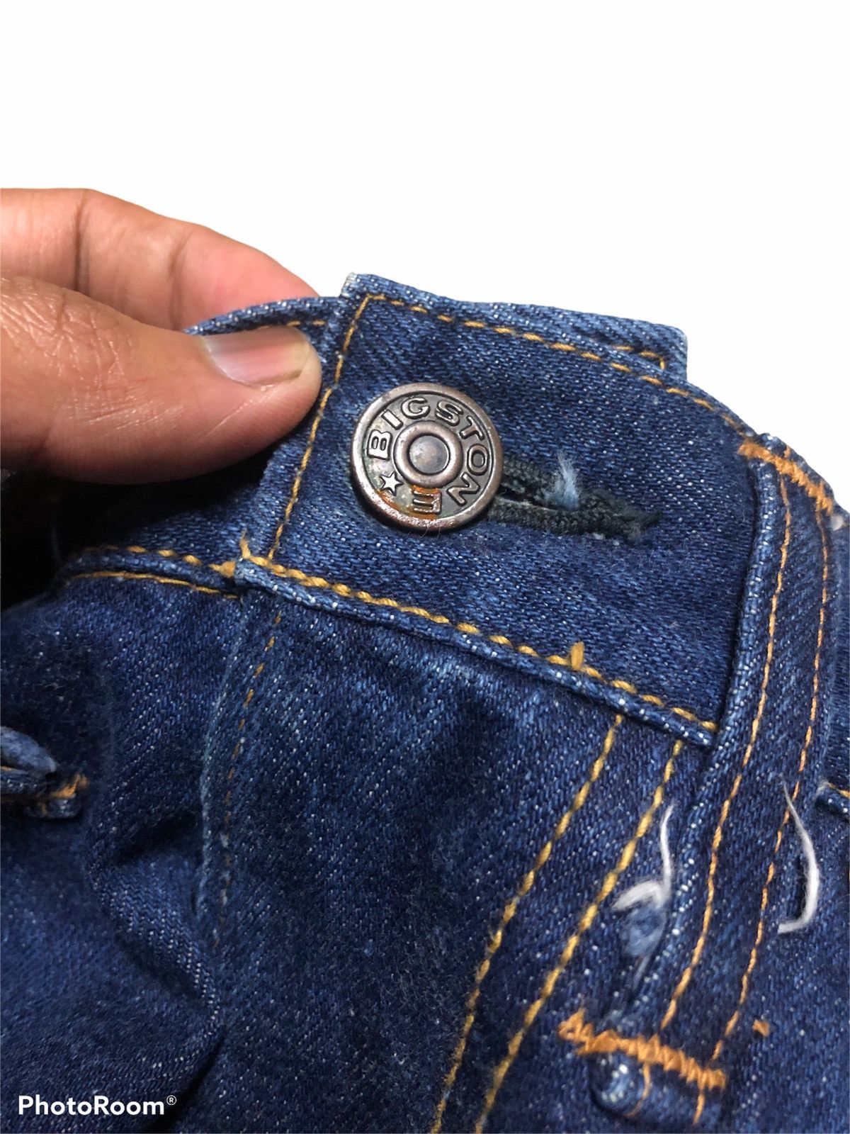 Vintage FLARED⚡️⚡️VINTAGE BIGSTONE BLUE JEANS Size US 31 - 3 Thumbnail
