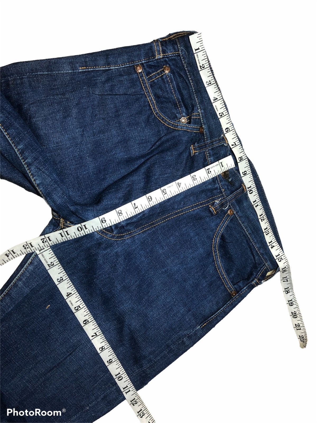Vintage FLARED⚡️⚡️VINTAGE BIGSTONE BLUE JEANS Size US 31 - 6 Thumbnail