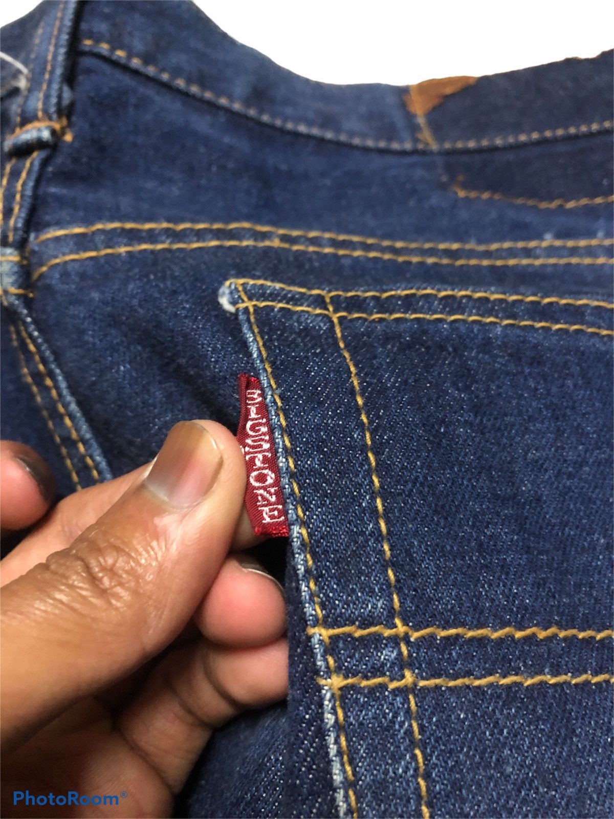 Vintage FLARED⚡️⚡️VINTAGE BIGSTONE BLUE JEANS Size US 31 - 5 Thumbnail