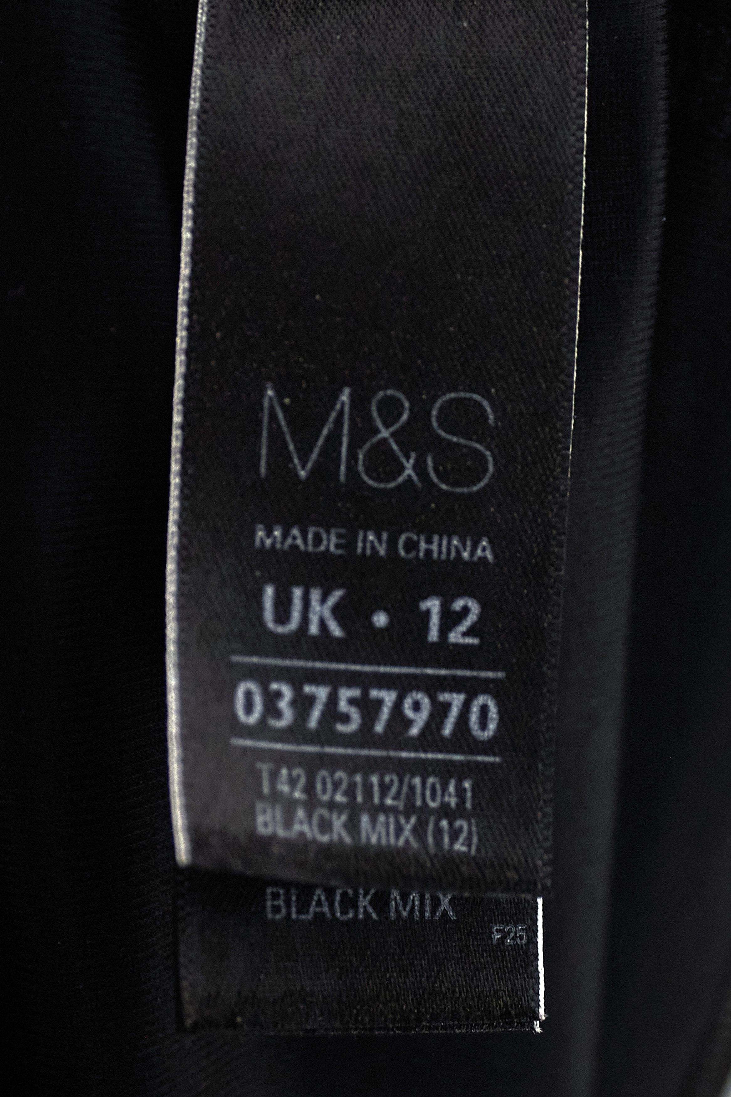 Marks & Spencer Mark & Spencer black bodycon dress, evening dress Size M / US 6-8 / IT 42-44 - 14 Thumbnail