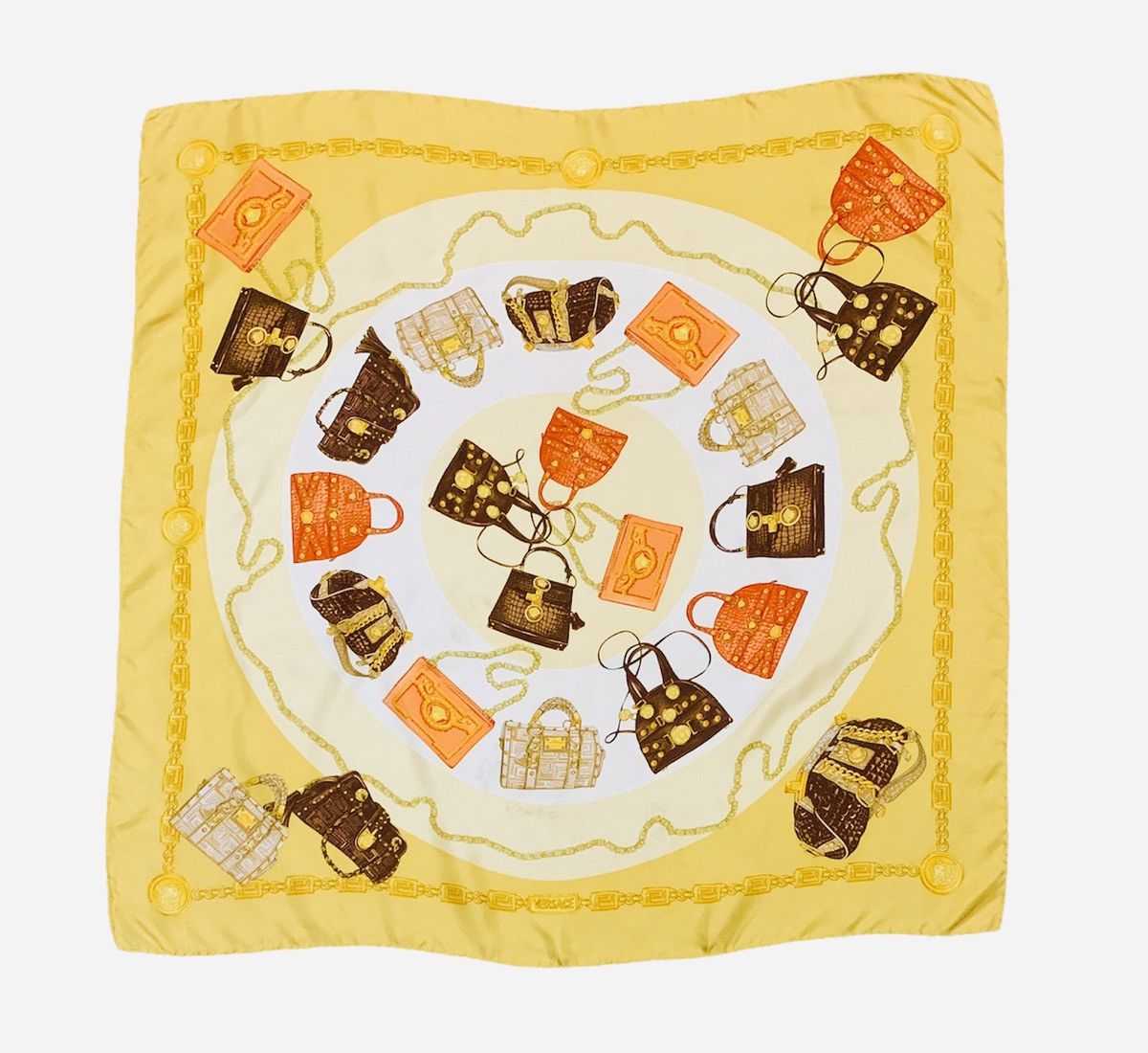 Versace Rare Design Brand Versace Silk Scarves Made In Italy 2000s Size 34 - 1 Thumbnail