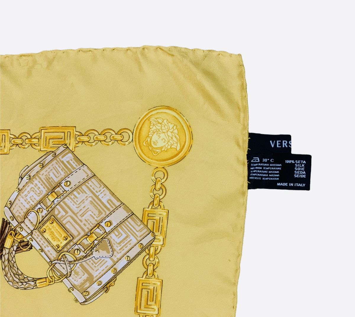 Versace Rare Design Brand Versace Silk Scarves Made In Italy 2000s Size 34 - 6 Thumbnail