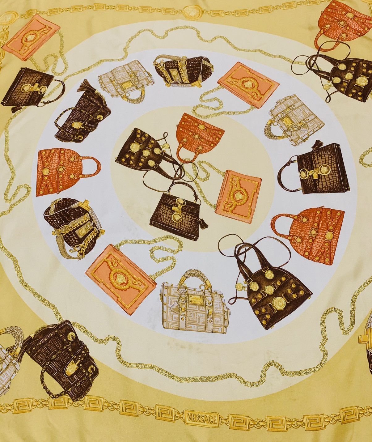 Versace Rare Design Brand Versace Silk Scarves Made In Italy 2000s Size 34 - 3 Thumbnail