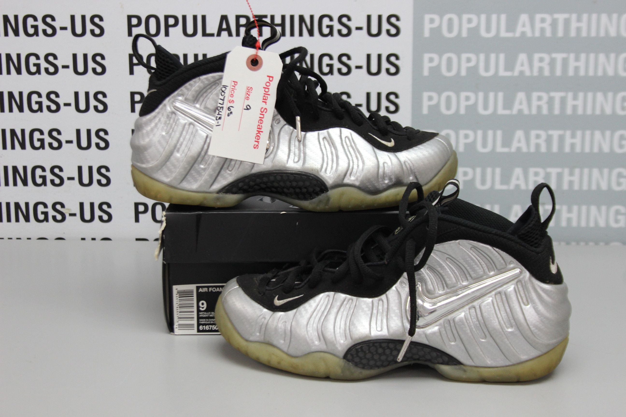 foamposite pro metallic silver