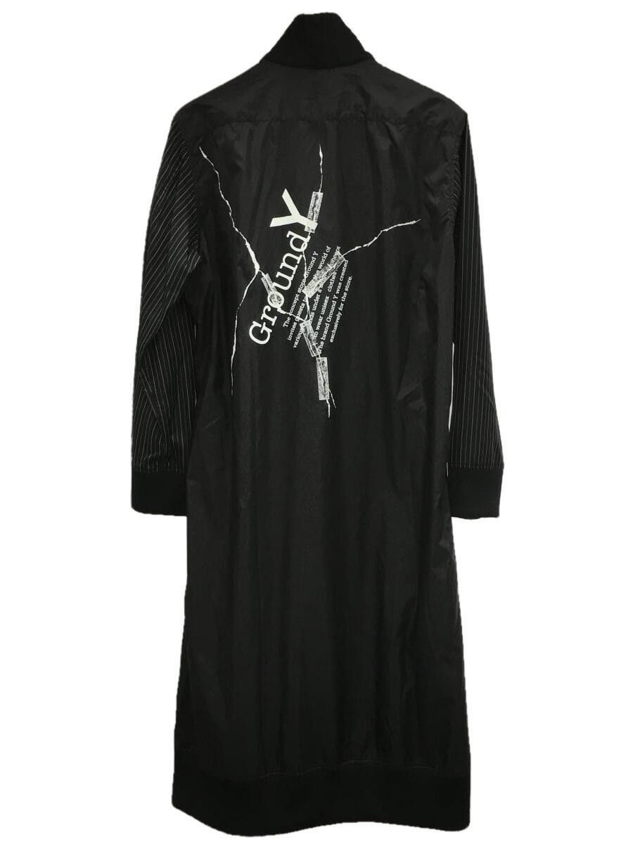 Yohji Yamamoto Ground Yナイロンコーチジャケット 逆さロゴ Yohji Yamamoto Ground Yナイロンコーチジャケット 逆さロゴ