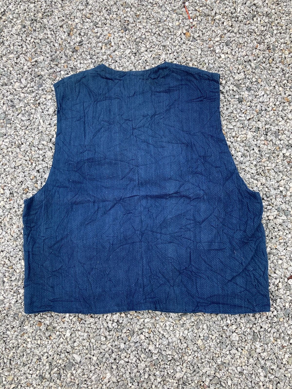 Japanese Brand INDIGO MULTIPOCKET TACTICAL VEST Size US L / EU 52-54 / 3 - 3 Thumbnail