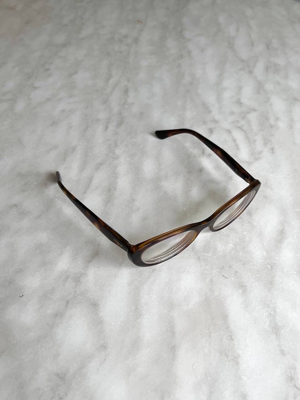 Designer × Vogue Vogue Eyewear Eyeglasses Vintage Brown Oval Frame Size ONE SIZE - 6 Thumbnail