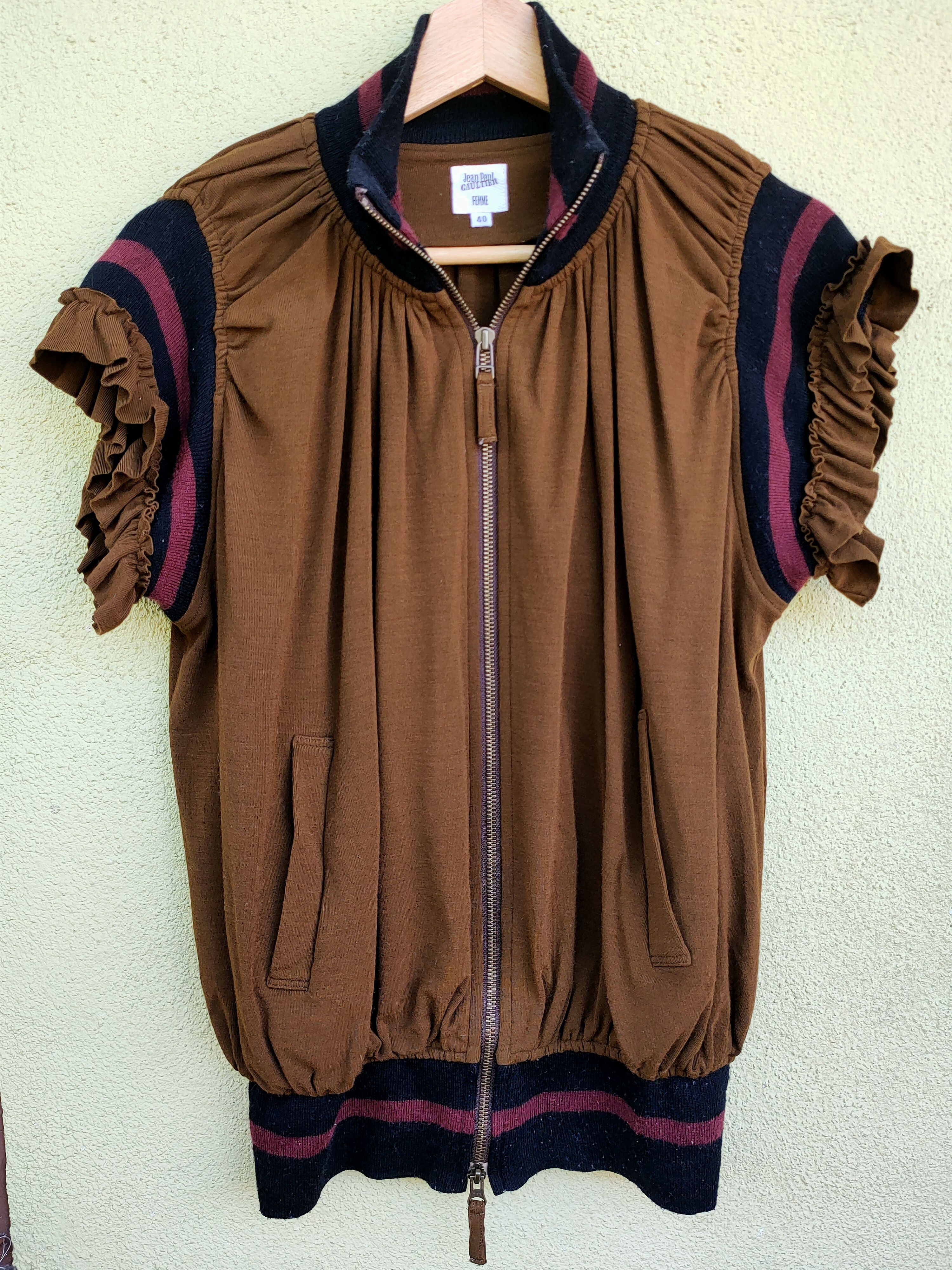 Jean Paul Gaultier Jean Paul Gaultier vintage short sweater 🔥 Size US XXS / EU 40 - 1 Thumbnail