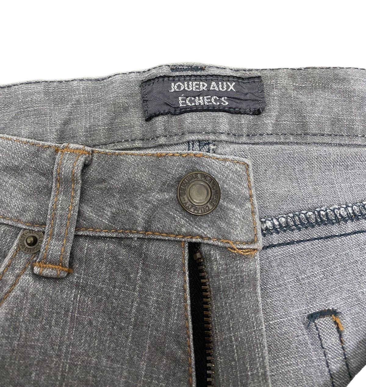 Japanese Brand JOUER AUX ECHECS Flared Jeans Size 29" - 3 Thumbnail