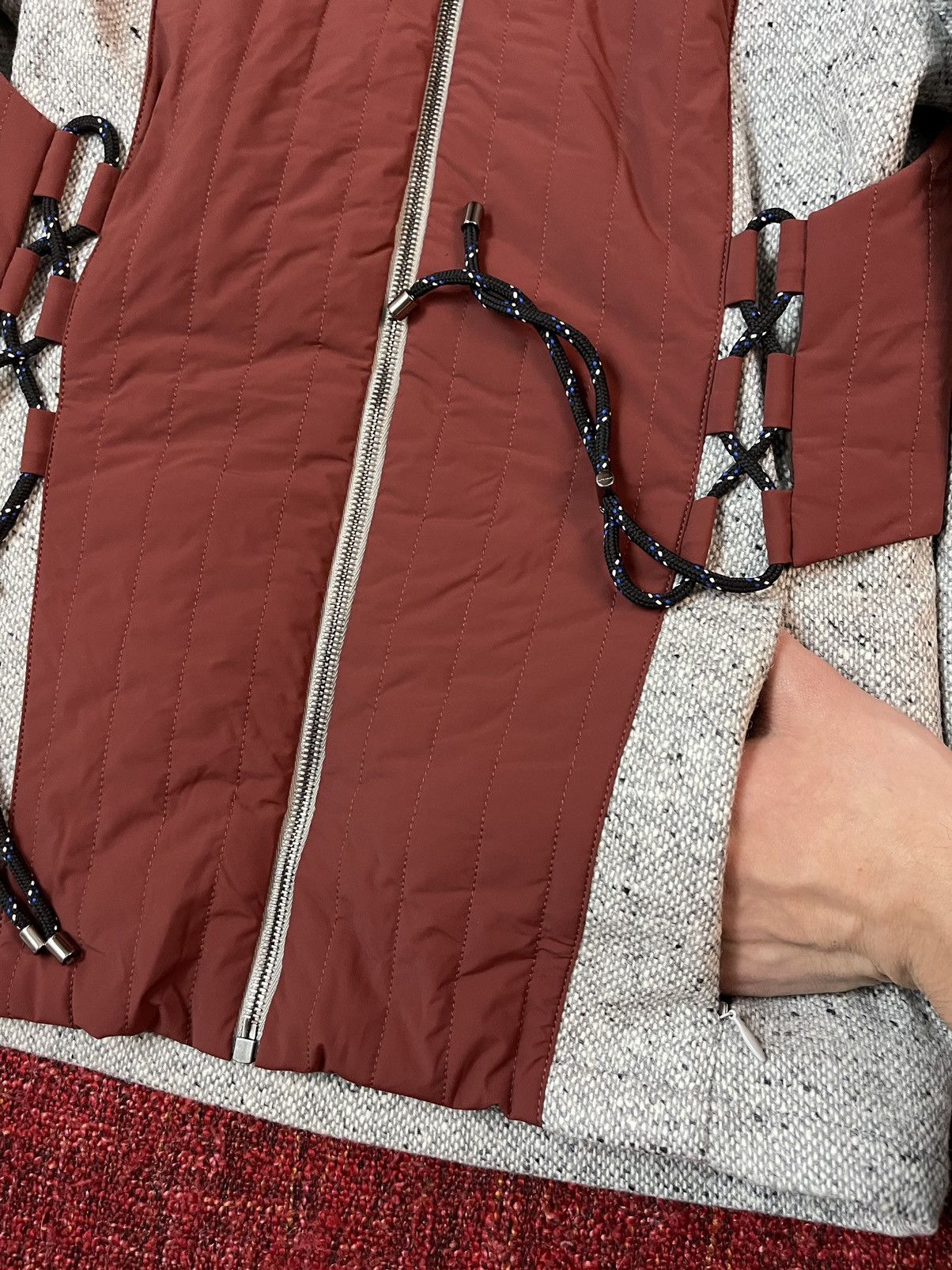 Designer × FALKE (310 € Retail) Falke gorpcore wool jacket Size S / US 4 / IT 40 - 3 Thumbnail