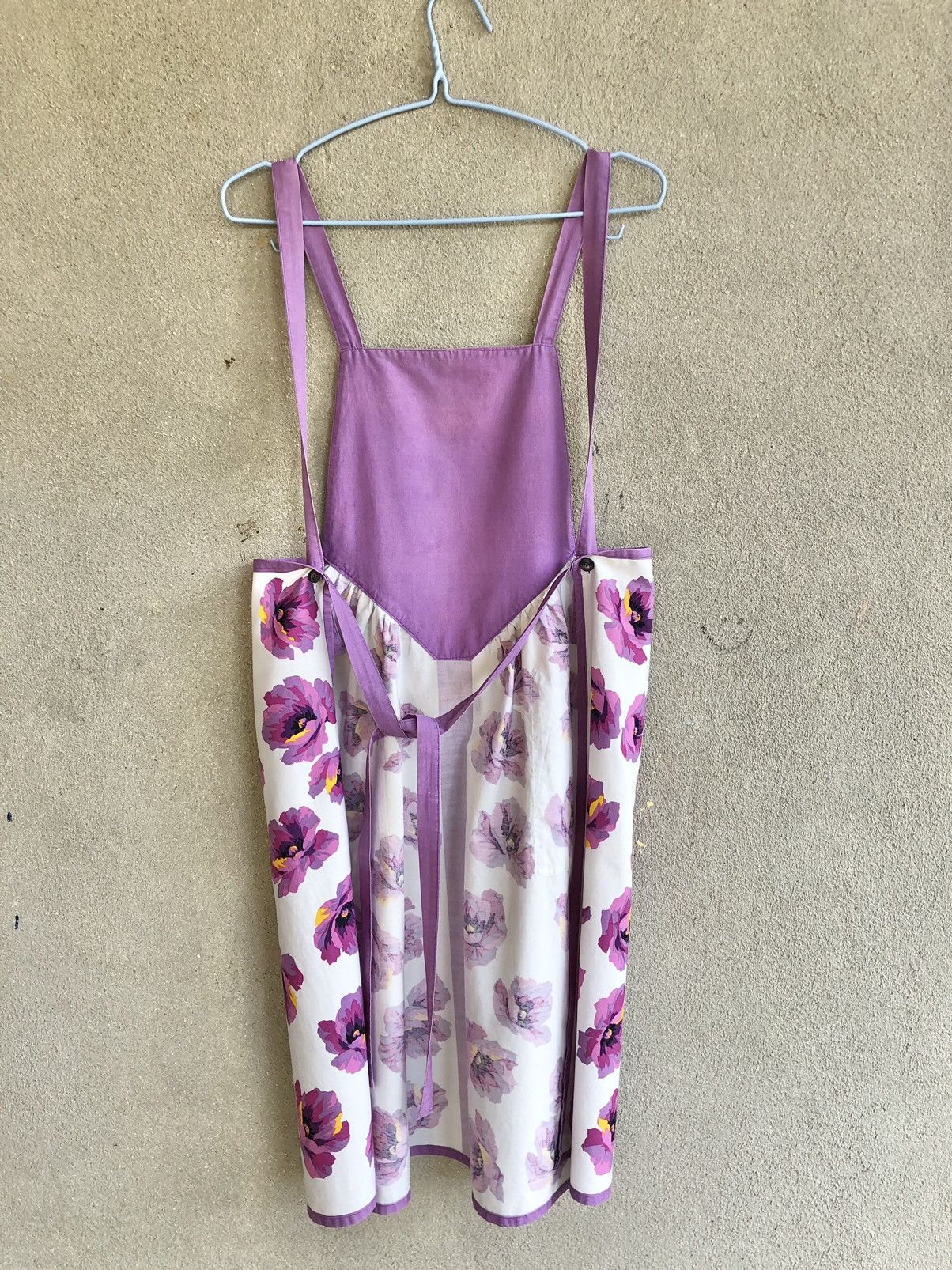 Yves Saint Laurent Vintage YVESSAINTLAURENT Flower Design Apron Size ONE SIZE - 2 Thumbnail