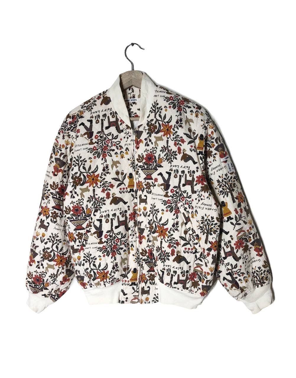 Japanese Brand Nice Fullprinted Bomber Arts de France Size US M / EU 48-50 / 2 - 5 Thumbnail