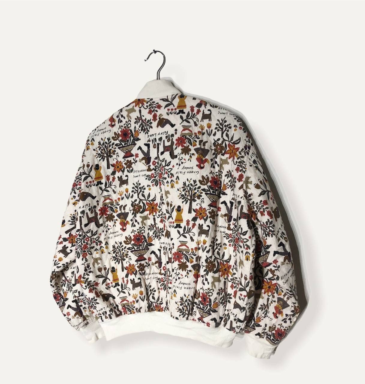 Japanese Brand Nice Fullprinted Bomber Arts de France Size US M / EU 48-50 / 2 - 2 Thumbnail