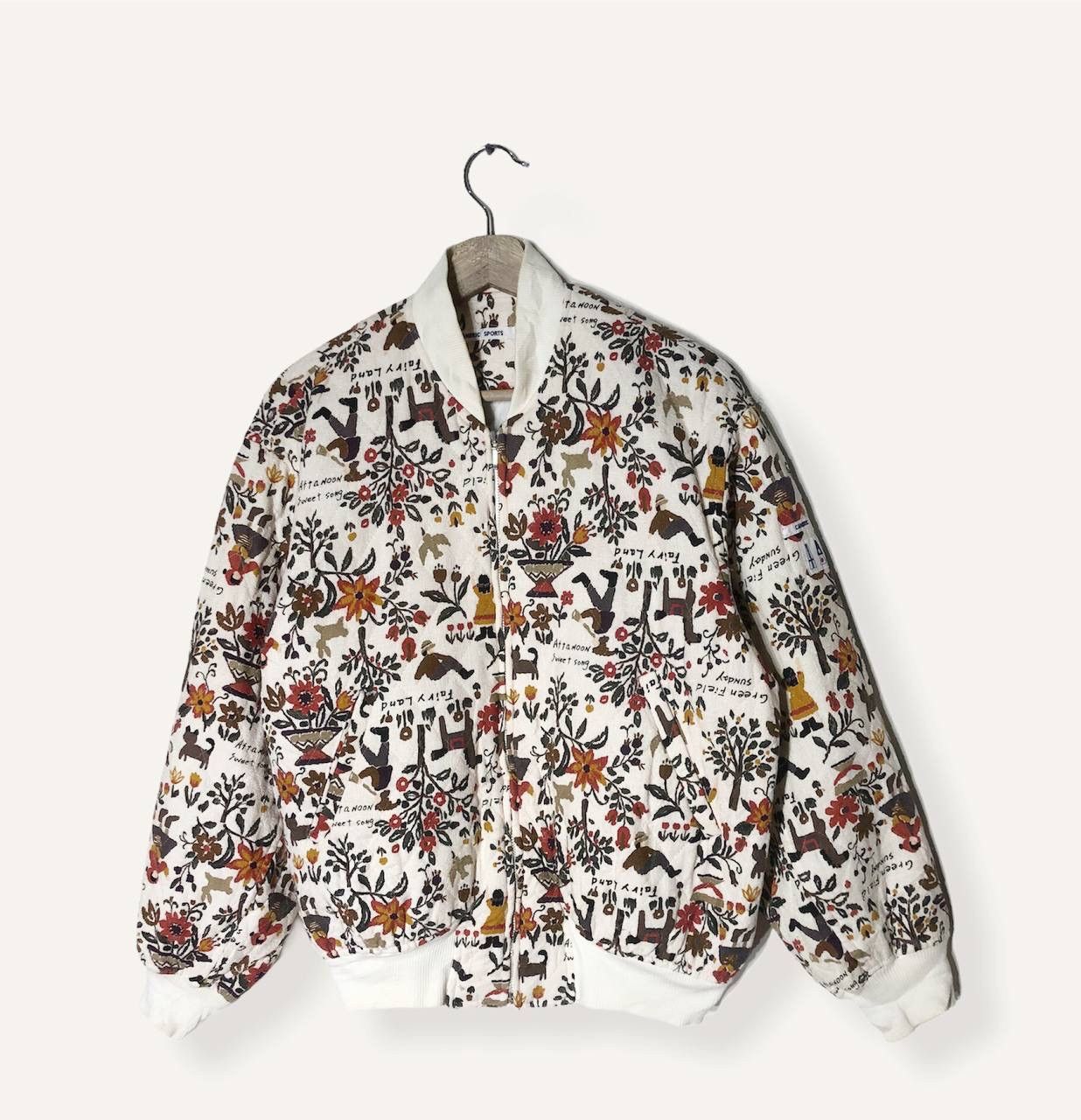 Japanese Brand Nice Fullprinted Bomber Arts de France Size US M / EU 48-50 / 2 - 1 Thumbnail