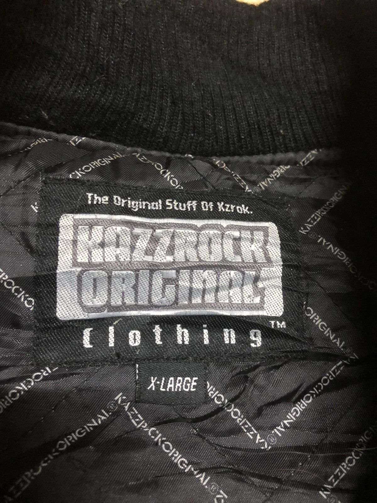 Japanese Brand × Vintage Vintage KAZZROCK ORIGINAL Varsity Jacket 90’s Streetfashion Size US XL / EU 56 / 4 - 6 Thumbnail