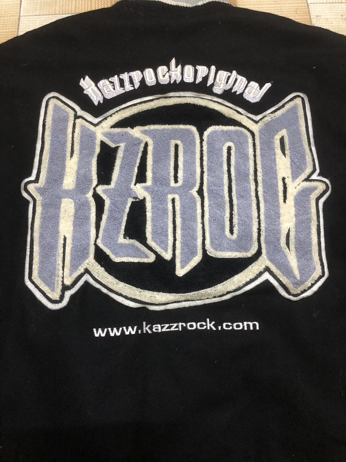 Japanese Brand × Vintage Vintage KAZZROCK ORIGINAL Varsity Jacket 90’s Streetfashion Size US XL / EU 56 / 4 - 5 Thumbnail