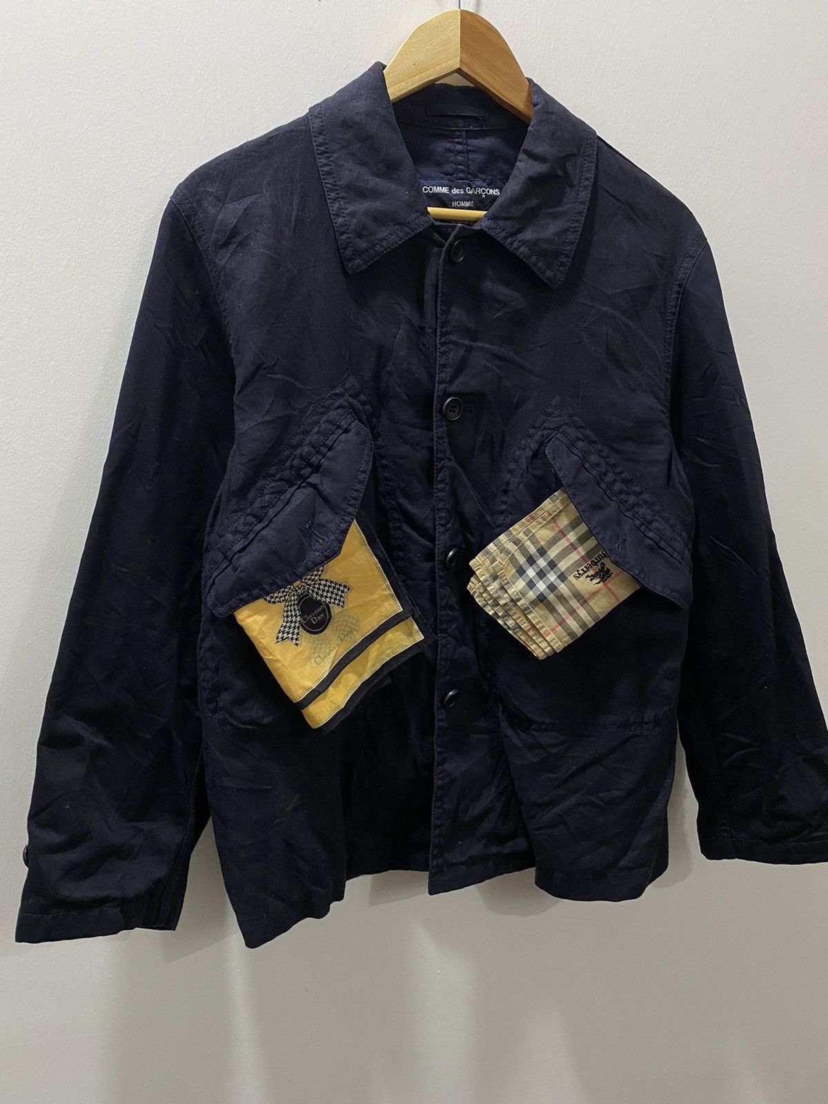 Comme des Garcons AW05 CDG Heavy Cotton Double Pocket Trucker Jacket Size US M / EU 48-50 / 2 - 6 Thumbnail