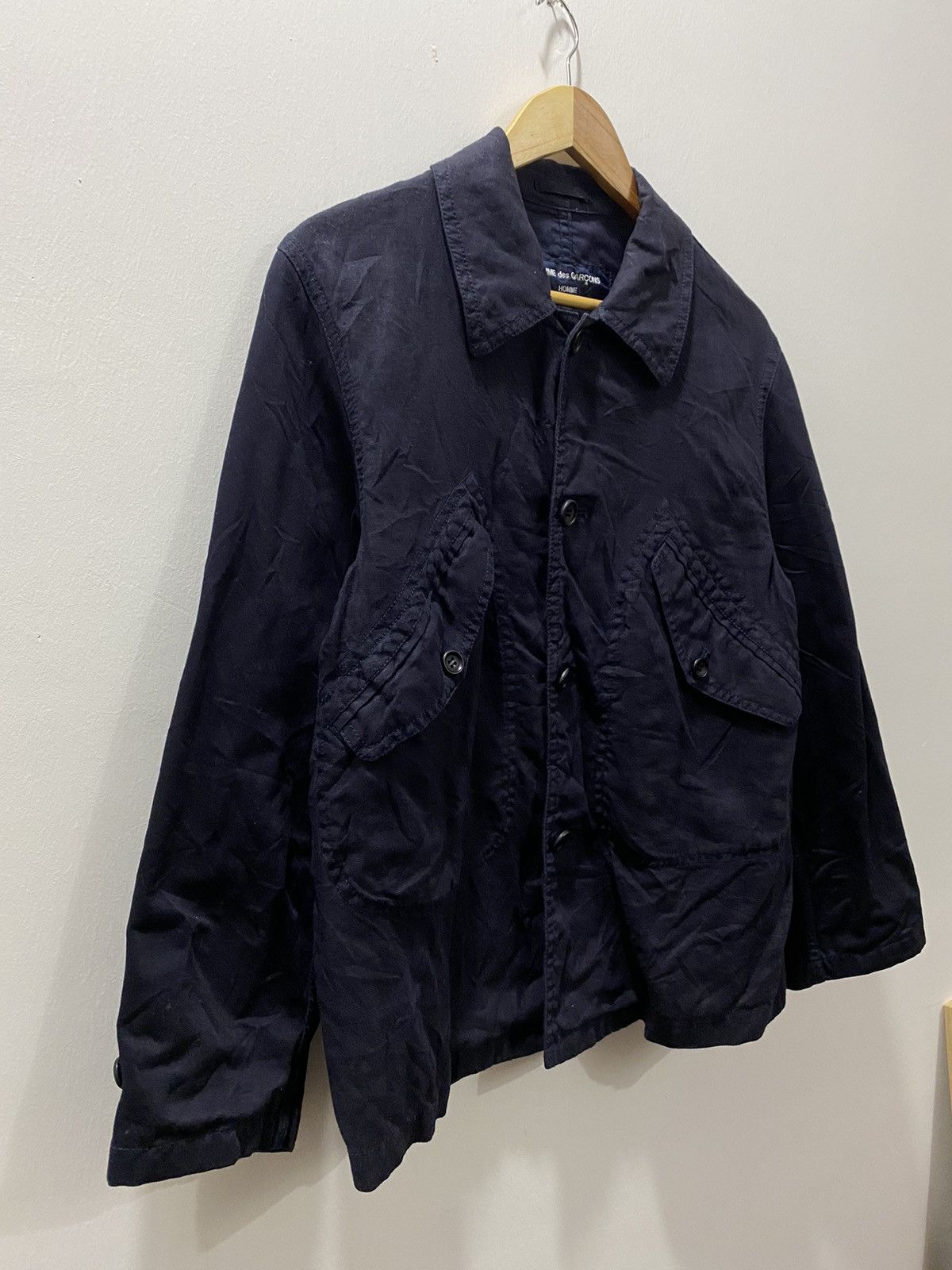 Comme des Garcons AW05 CDG Heavy Cotton Double Pocket Trucker Jacket Size US M / EU 48-50 / 2 - 5 Thumbnail