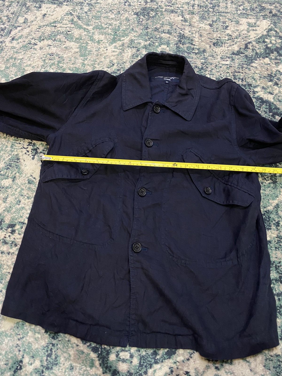 Comme des Garcons AW05 CDG Heavy Cotton Double Pocket Trucker Jacket Size US M / EU 48-50 / 2 - 16 Thumbnail