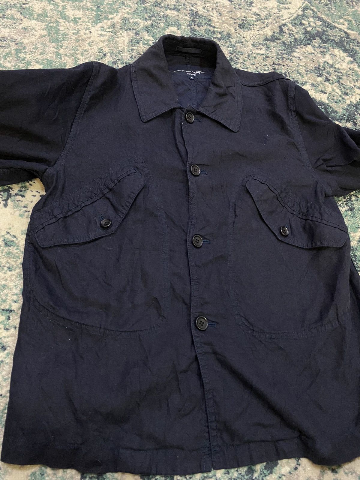 Comme des Garcons AW05 CDG Heavy Cotton Double Pocket Trucker Jacket Size US M / EU 48-50 / 2 - 15 Thumbnail