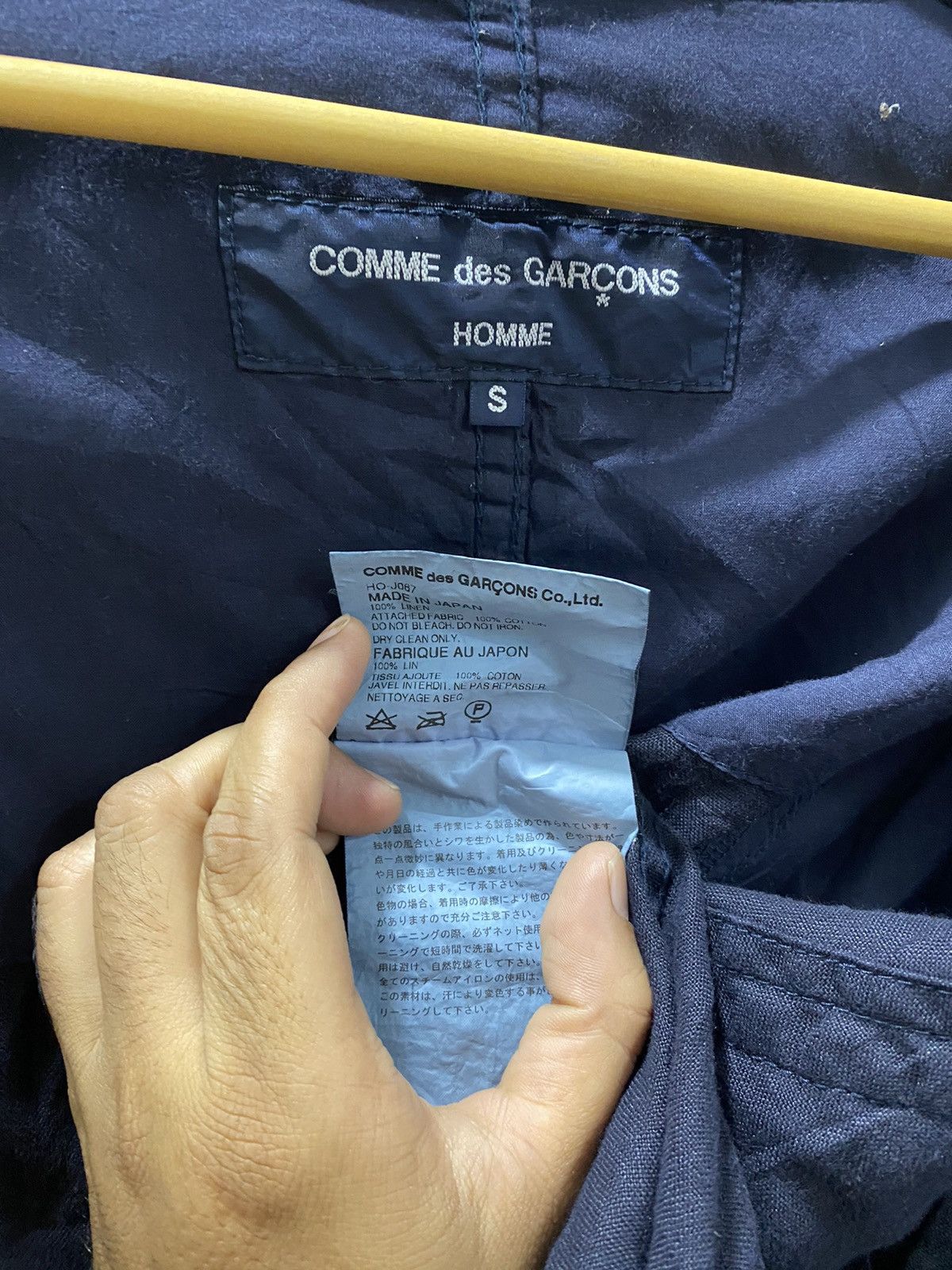 Comme des Garcons AW05 CDG Heavy Cotton Double Pocket Trucker Jacket Size US M / EU 48-50 / 2 - 11 Thumbnail