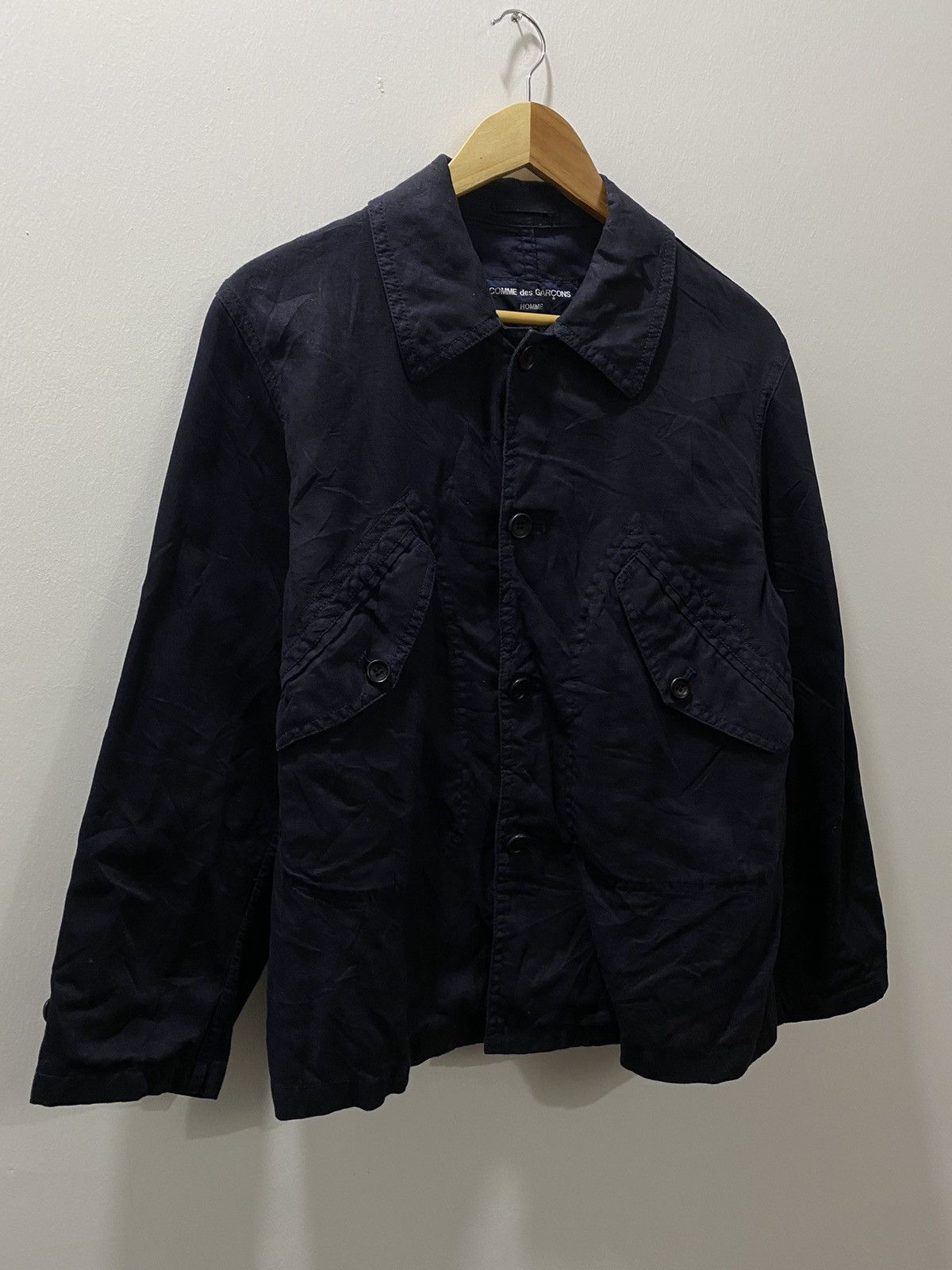 Comme des Garcons AW05 CDG Heavy Cotton Double Pocket Trucker Jacket Size US M / EU 48-50 / 2 - 4 Thumbnail