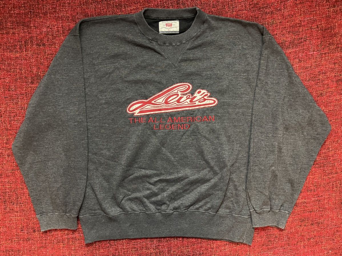 Levi's × Levi's Vintage Clothing × Vintage Levi’s 1990s vintage big logo sweatshirt Size US L / EU 52-54 / 3 - 1 Thumbnail