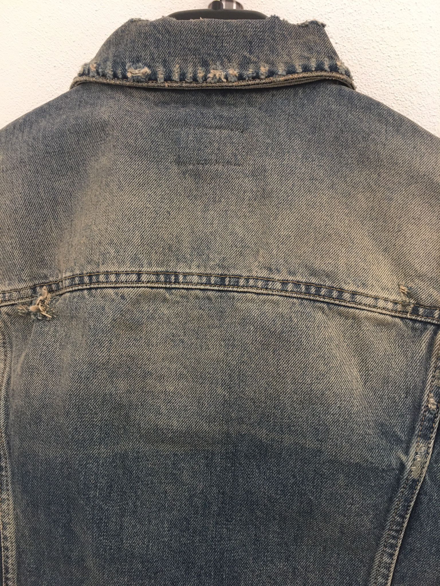 Saint Laurent Paris SS'20 Jacket Trucker Ripped Sleeves Size US S / EU 44-46 / 1 - 4 Thumbnail