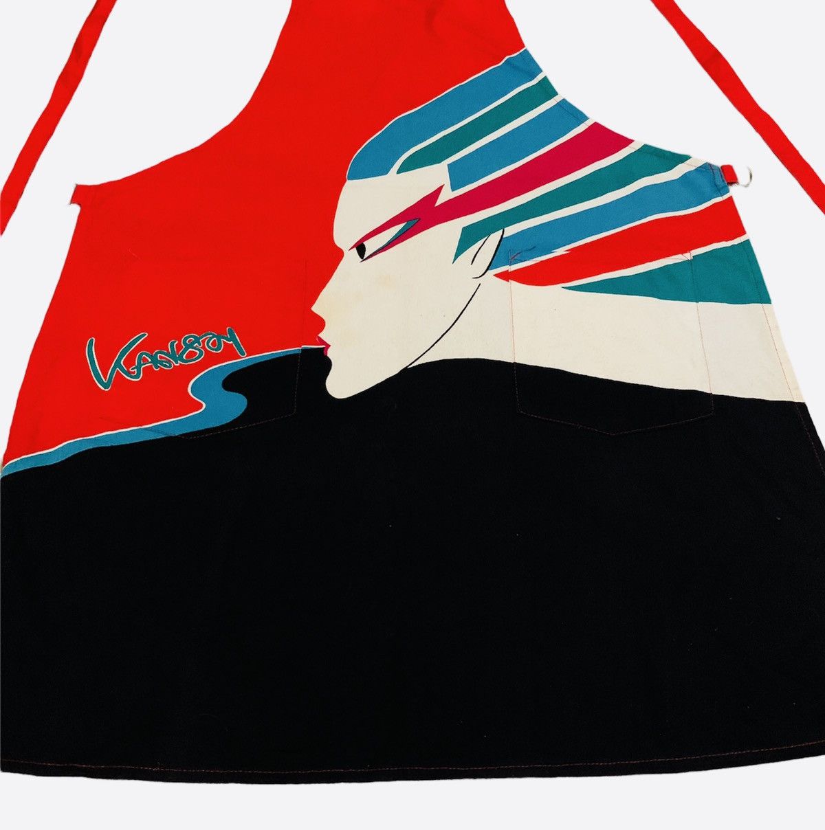 Kansai Yamamoto Vintage Japanese Brand Kansai Yamamoto Geisha Apron 1990s Size US L / EU 52-54 / 3 - 3 Thumbnail
