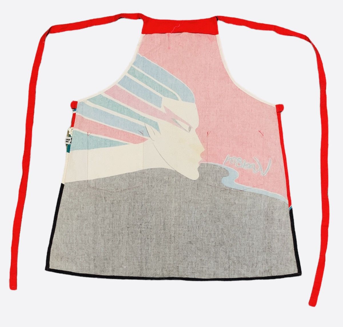 Kansai Yamamoto Vintage Japanese Brand Kansai Yamamoto Geisha Apron 1990s Size US L / EU 52-54 / 3 - 2 Thumbnail