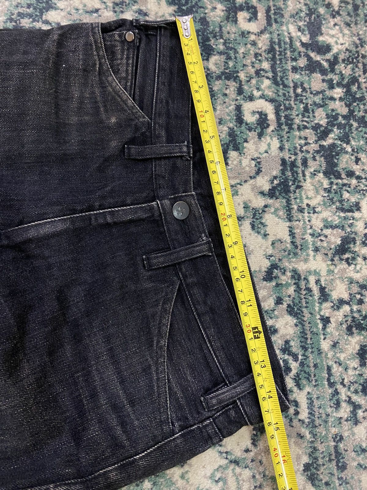 Lemaire Lemaire Black Leather Lining Pocket Jeans Size US 29 - 15 Thumbnail