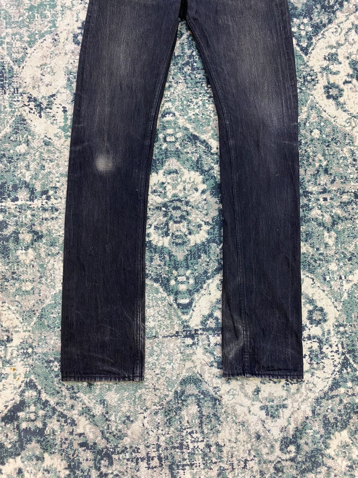 Lemaire Lemaire Black Leather Lining Pocket Jeans Size US 29 - 3 Thumbnail
