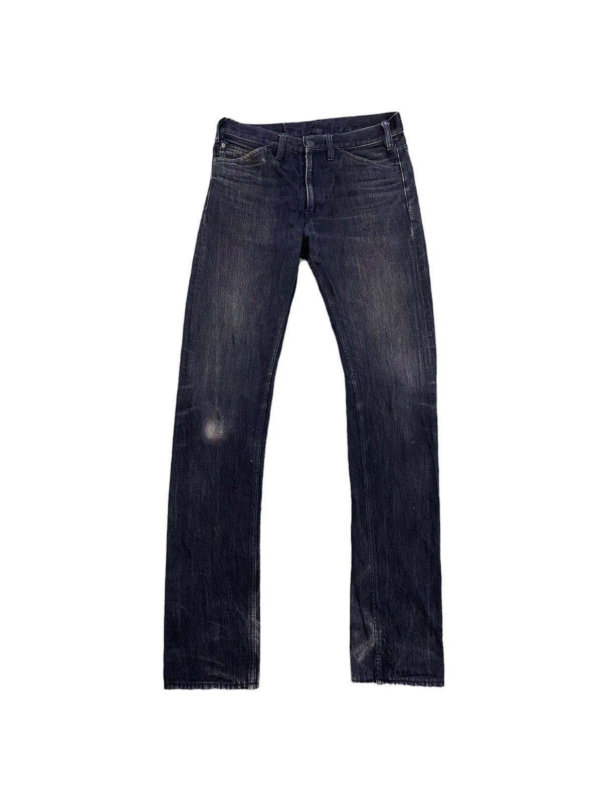 Lemaire Lemaire Black Leather Lining Pocket Jeans Size US 29 - 1 Thumbnail
