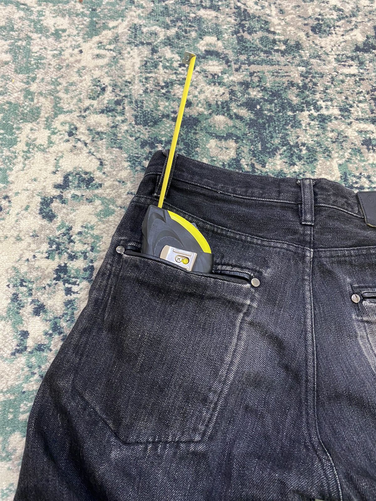 Lemaire Lemaire Black Leather Lining Pocket Jeans Size US 29 - 21 Thumbnail