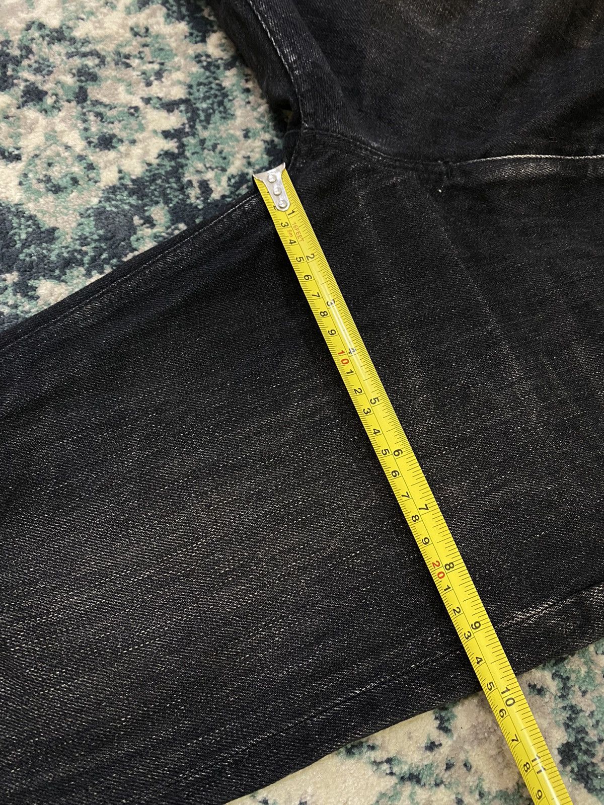 Lemaire Lemaire Black Leather Lining Pocket Jeans Size US 29 - 17 Thumbnail